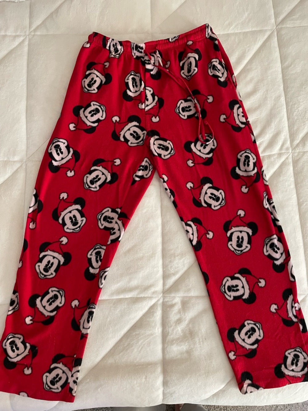 Disney Mickey Mouse Santa PJs men’s L